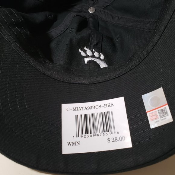 '47 Cincinnati Bearcats Clean Up Women's Adjustable Strapback Hat Cap Black New - Picture 9 of 11